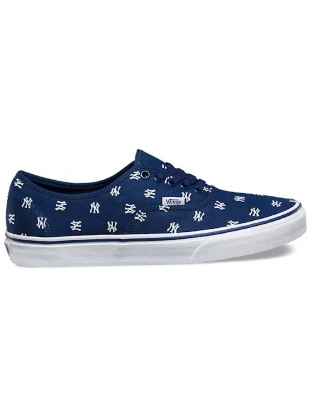 Vans Authentic MLB New York Yankees Navy Canvas Sneakers NWT Size 11.5